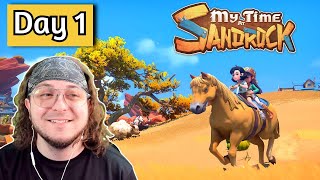 Starting a NEW RUN With NEW UPDATES  Day 1  My Time at Sandrock Early Access [upl. by Belloir]