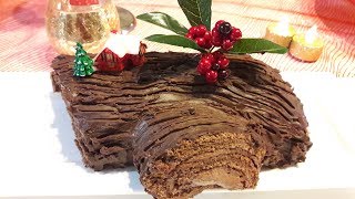 Christmas Yule Log Cake [upl. by Inaflahk]