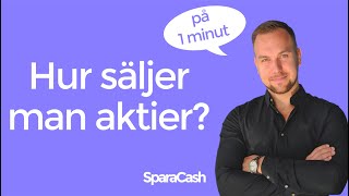 Hur säljer man aktier Sälja aktier på Avanza amp börsen på under 1 minut shorts [upl. by Terrena]