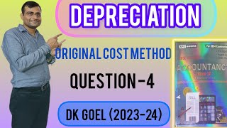 Depreciation  dkgoelsolution  Q4  202324  Class 11th  SLM [upl. by Eilyr329]