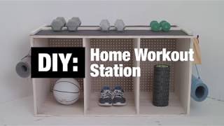 DIY Home Workout Station [upl. by Nauquf]