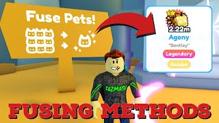 BEST Fusing Method for Legendary Agony in Pet Simulator X  Roblox FaZmash [upl. by Alegnad]