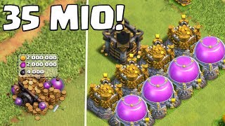 35 MIO LOOT  CLASH OF CLANS  Lets Play CoC Deutsch German HD [upl. by Assirol]