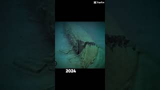 Britannic Wreck 1916 Vs 2024 shorts britannic edit [upl. by Alle]