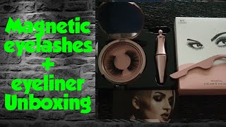 Magnetic eyelashes  eyeliner unboxing [upl. by Hedwig]