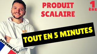 Le produit scalaire en 5 minutes  Spé maths  Première [upl. by Emlynne336]