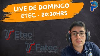 ETEC e FATEC 2025  Live TODO Domingo  Aula 03 [upl. by Tterab]