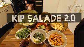 Kip Pesto salade in 1 min [upl. by Battiste709]