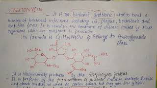 Lecture  Production of Streptomycin using fermentation [upl. by Quentin]