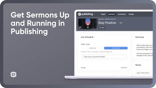 Get Sermons Up and Running in Planning Center Publishing [upl. by Schnur]