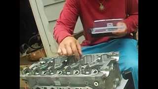 Repair Aluminum Cylinder Head threads with helicoil kit Part 1 [upl. by Anastos]