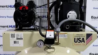 Ingersoll Rand TS4N5 5HP Reciprocating Air Compressor [upl. by Enneyehc]