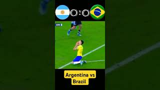 Argentina vs Brazil worldcup football uaefootball fifa unfrezzmyaccount fifaworldcup messi [upl. by Cassius]