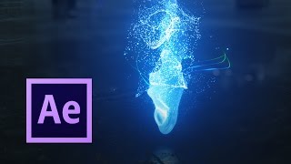 Fluid Simulations w Particular  After Effects TUTORIAL [upl. by Ebberta]