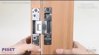 3way adjustable concealed hinge [upl. by Nairde748]