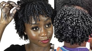 KUWEKA MAWIMBI YA KALIKITI NYWELE YA KIPILIPILI ISIYO NA DAWA KABISA Curling Custard for 4C hair [upl. by Kimberlyn47]