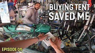 Buying Tent in Islamabad Margalla Bazar H9  Itwar Bazar  Skardu Motorcycle Series S2  E5 [upl. by Ardnuaed]