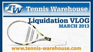 Tennis Warehouse Liquidation VLOG March 2013 [upl. by Animsay]