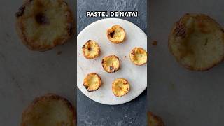 I recreated these epic Portuguese Egg tarts pastel de nata 😍 Recipe recreations from the world [upl. by Ellennad]