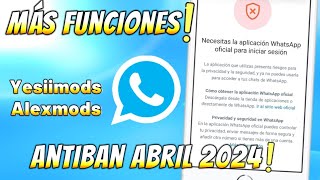 NUEVO WHATSAPP PLUS Ultima Versión ✅ ELIMINA Baneo Necesitas Instalar la versión Oficial 😱 [upl. by Culberson]