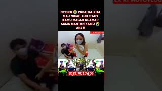 NYESEK 😭 PADAHAL KITA MAU NIKAH LOH  TAPI KAMU MALAH NGAMAR SAMA MANTAN KAMU feedshorts [upl. by Novla160]