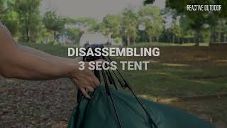 3 Secs Tent Instructional Video [upl. by Gnouhk]