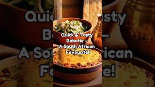 From Cape Town to Your Kitchen 1Minute Bobotie Recipe shorts [upl. by Ecallaw]