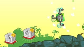 Bad Piggies  ROBOT PIG SPINNING AROUND ON MARBLE CRATE CAKE RACE [upl. by Innad353]