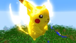 MINECRAFT vs POKEMON GO  GIGA PIKACHU VS REZENDE [upl. by Olegnad]