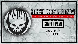 The Offspring  Canadian Tire Centre  Ottawa ON 111122 [upl. by Etnomaj]