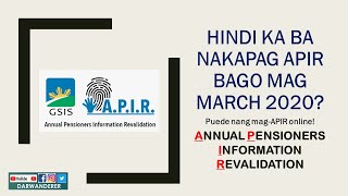 GSIS Paano Mag revalidate ng Pensioners Information [upl. by Emixam]