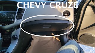 Chevrolet Cruze  GLOVE BOX REMOVAL  REPLACEMENT 2008  2016 [upl. by Anit]