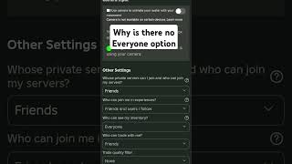 Why is there no everyone option 😭 [upl. by Geehan]
