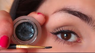 How To Apply Gel Eyeliner Brushes Tips and More [upl. by Nathanael]