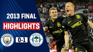 Wigan Win the FA Cup in 88th Minute  Manchester City 01 Wigan Athletic  FA Cup Final 2013 [upl. by Llenreb]