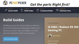 PC Part Picker  Plan a PC Build the Easy Way [upl. by Yesoj]