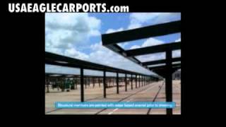 Carports Construction Process Large Scale Carport Installations [upl. by Smeaj173]