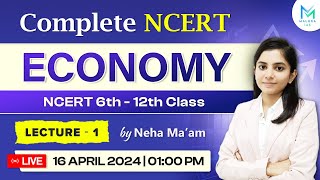 Complete NCERT Economy Class 6 to 12  Lecture 01  NCERT Class  MALUKA IAS [upl. by Hey]