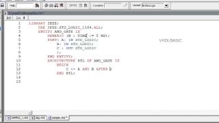 VHDL BASIC Tutorial  GENERIC [upl. by Murrell]