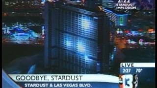 March 13 2007 KTNV Coverage Stardust Implosion [upl. by Alleuqahs328]