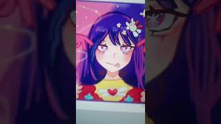 Ai hoshino music song pop lyrics cover art markers koreanmusic pickarts drawing [upl. by Kalagher]