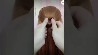 Easy and Beautiful Hairstyle  Beautiful Bun hairstyle fashion [upl. by Vastha]