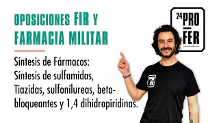 Síntesis de sulfamidas Tiazidas sulfonilureas betabloqueantes y 14 dihidropiridinas [upl. by Urion]