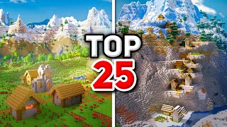 TOP 25 BEST NEW VILLAGE SEEDS For MINECRAFT 121 Minecraft Bedrock Edition Seeds [upl. by Yztim]