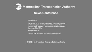 MTA News Conference  11112024 [upl. by Leamse]