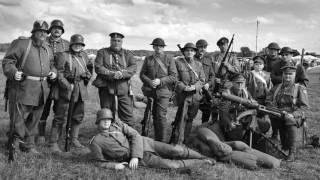 WWI Dawn Patrol 2016 Reenactors [upl. by Esnohpla458]