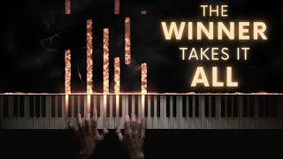 ABBA ­− The Winner Takes It All − Piano Cover  Sheet Music [upl. by Anahsohs798]