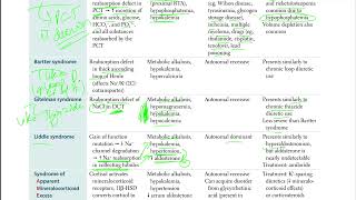 19 Renal tubular defects  Fanconi Synd  Bratter Synd  Gitelman Synd  Liddle Synd  SAMS [upl. by Elleinad]