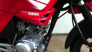 Yamaha YBR 125 G without exhaust [upl. by Rainger750]