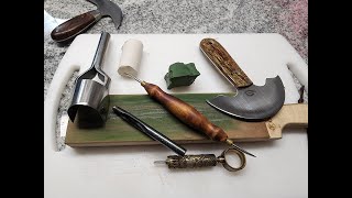 Stroping Leatherworking Tools a 2ish minute tool tip [upl. by Asiralc419]